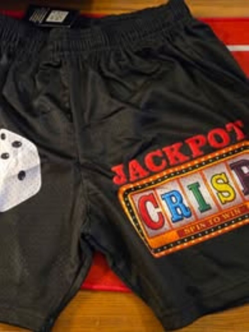 Xlarge CRISPY NYC JACKPOT SHORTS black